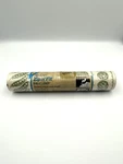 Vtg Shelf Liner Contact Paper White Green Vegetable Print Mcm Zip Fit Clopay. Fixed Price $12.00.