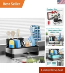 Stainless Steel Sink Caddy, Sponge Holder For Kitchen With Brush .... Fixed Price $42.46.