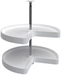 Rev-a-shelf LD-2472-24-1 Lazy Daisy Polymer Double Tier 24" White. Fixed Price $57.97.