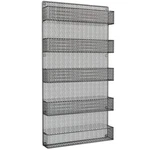 Home Complete Spice Rack Organizer 5-SHELF Wall/door Mount Black Metal Kitchen. Fixed Price $63.19.