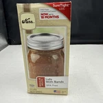 Kerr Regular Mouth Mason Canning 12 Total Jar Lids W Bands Rings Made By Ball. Fixed Price $12.98.