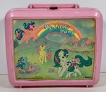Vintage 1986 My Little Pony Aladdin Pink Plastic Lunch Box Hasbro No Thermos. Fixed Price $9.95.