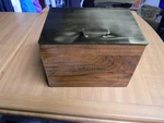 Hearth & Hand Magnolia Wooden Recipe Box Brass Lid Cards Included India. Fixed Price $24.50.