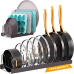 Norcalway Adjustable Bakeware Pots And Pans Organizer Rack (popular). Fixed Price $34.52.
