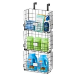 Iris Usa Over The Door Organizer, 3 Pack, Hanging Wall Mounted Metal Wire .... Fixed Price $64.61.
