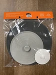 Of 3 Le Creuset Gray & White 11" 8" 4" Silicone Knob Storage Lids Bpa Free. Fixed Price $80.99.