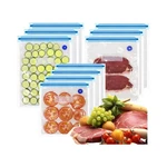 60PCS Reusable Vacuum Sealer Bags With Sealing Clips Bpa-free Sous Vide Foo.... Fixed Price $32.96.