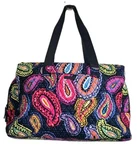 Vera Bradley Mandy Tote Twilight Paisley Quilted Colorful Weekender Bag Retire. Fixed Price $30.39.