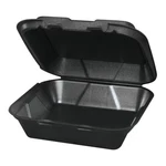 Genpak SN200-3L Black Hinged 9.25 X Foam Container / Cs. Fixed Price $47.50.