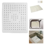 10" X 12" Kitchen Sink Drain Mat Pad Protector Non-slip Rubber Durable Grid. Fixed Price $19.99.