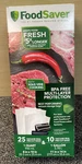 Foodsaver FBSQ25G10-NP Bpa Free Sous Vide Bags ** New. Fixed Price $15.00.