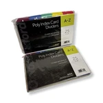 Oxford Poly Index Card Dividers, Alphabetical Guides, A-z 5" 8, Tab, 73155. Fixed Price $8.28.
