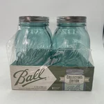 Ball Vtg Quart Mason Jars Regular Mouth Collector's Edition 32OZ Blue 4 Pack. Fixed Price $59.99.