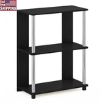 Simple Design Bookcase Storage & Display Portable Contemporary Wood Shelves New. Fixed Price $33.59.