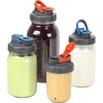4 Pack Mason Jar Lids, Wide Mouth Pour Spout Flip Cap For Brand Ja.... Fixed Price $23.19.