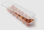 Smart Design Stackable Refrigerator Egg Holder Bin W/handle & Lid Bpa Free Nwt. Fixed Price $19.95.