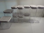 Oxo Good Grips Pop Airtight Food Storage Containers 10 Piece Set Clear/white. Fixed Price $65.00.
