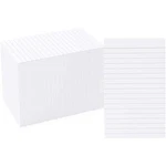 Okuna Outpost 300 Pack Vertically Ruled Index Cards - Lined 3X5 Inches, White. Fixed Price $22.99.