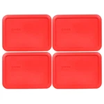 Pyrex 7210-PC Red Rectangle Plastic Storage Replacement Lid Cover (4-PACK). Fixed Price $16.55.