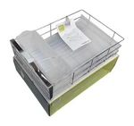 Chrome 14" Pull Out Commercial Grade Cabinet Organizer. Fixed Price $49.99.