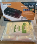 New Qiqiaob 95KPA Vacuum Sealer Machine 230W W/100 Precut Bags SV608. Fixed Price $129.99.