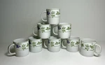 Gibson Everyday Ivy Grapes Coffee Mugs Set 8 Cottage Core Kitchen Cups. Fixed Price $29.99.