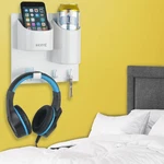 Bedside Shelf Caddy Drink Beer Holder Can Wall Mounted Adhesive Stick On .... Fixed Price $23.30.