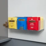 Tea Organizer Holds Up To 60 Bags, With 3 Compartments, Adhesive .... Fixed Price $15.67.
