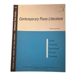 Vtg Contemporary Piano Literature Book 1961 Rev Ed Summy-birchard Nos Vintage. Fixed Price $12.95.
