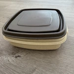 Rubbermaid Servin Saver #1 Container 2 Cup Htf Almond W/ Brown Lid Sandwich Vtg. Fixed Price $18.95.