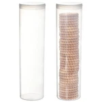 Youngever 2 Pack Plastic Cookie Containers, Jars, Cracker Black. Fixed Price $24.99.