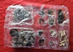 Cabinet Hardware Lot Cam Locks Shelf Pins Wood Dowels Furniture Fasteners 1.8 Lb. Fixed Price $24.99.