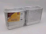 New Montopack Aluminum Disposable Loaf Bread Pans Deep 2LB 100 Made Usa. Fixed Price $29.50.