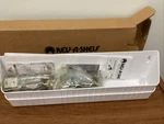 Rev-a-shelf 14" Inch Tip-out Tray Kit System Set White 6572-14-11-52. Fixed Price $18.99.
