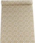 Self Adhesive Vintage Gold Floral Wallpaper Shelf Liner 17.7"W X 196"L,. Fixed Price $20.49.