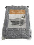 Our Table Quilted Flatware Storage Case Grey 16" X 11" 3" New. Fixed Price $29.99.