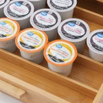 Better Homes 25 Capacity 3" Bamboo K-cup And Beverage Organizer, Natural. Fixed Price $23.98.