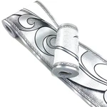 Redodeco Elegant Silver Grey Molding Wallpaper Border Peel Stick Home Ceiling.... Fixed Price $17.87.