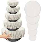 5 Pcs Reusable Bowl Covers Sizes Large Cloth Fabric S... Fast Ship. Fixed Price $18.99.
