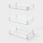 3 Tier Clear Storage Cart - Brightroom. Fixed Price $63.00.