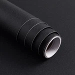15.7" X Peel And Stick Wallpaper Matte 118", Black. Fixed Price $10.52.