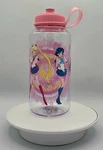 Sailor Moon Crystal Cast Water Bottle 32OZ W/ 1X Plastic Display Case. Fixed Price $60.00.