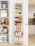 Delamu Narrow 9-TIER Over The Door Pantry Organizer, Adjustable Storag.... Fixed Price $60.22.
