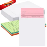 Fainne 100 Pieces Library Card Pocket With 3 X 5 Inch, Colorful. Fixed Price $13.78.