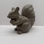 Gray Squirrel Stoneware Cookie Jar By Threshold Target 2013. Fixed Price $25.00.