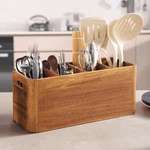 Sanosy 16" Wooden Kitchen Utensil Holder, Extra Large Acacia Organizer F.... Fixed Price $49.62.