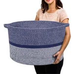 Extra Large Storage Basket 22" 14" Soft Woven With Handles. Fixed Price $43.12.