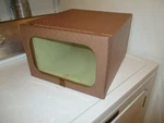 Vtg "model Home" Quilted Storage Box Closet Organizer Henry A. Enrich & Co. Ny.. Fixed Price $10.00.