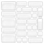 Vtopmart 25 Pcs Clear Plastic Drawer Organizers Set, 4SIZE Versatile Bathroom.... Fixed Price $29.45.