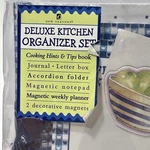 Kitchen Organizer Stationery Holder Planner Notebooks Pads Magnets Sealed. Fixed Price $6.83.